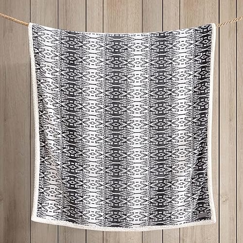 Vista 66 de Eddie Bauer Manta reversible de vellón sherpa, ropa de cama y decoración del hogar, para todas las estaciones, (Bunkhouse Plaid Beige), beige