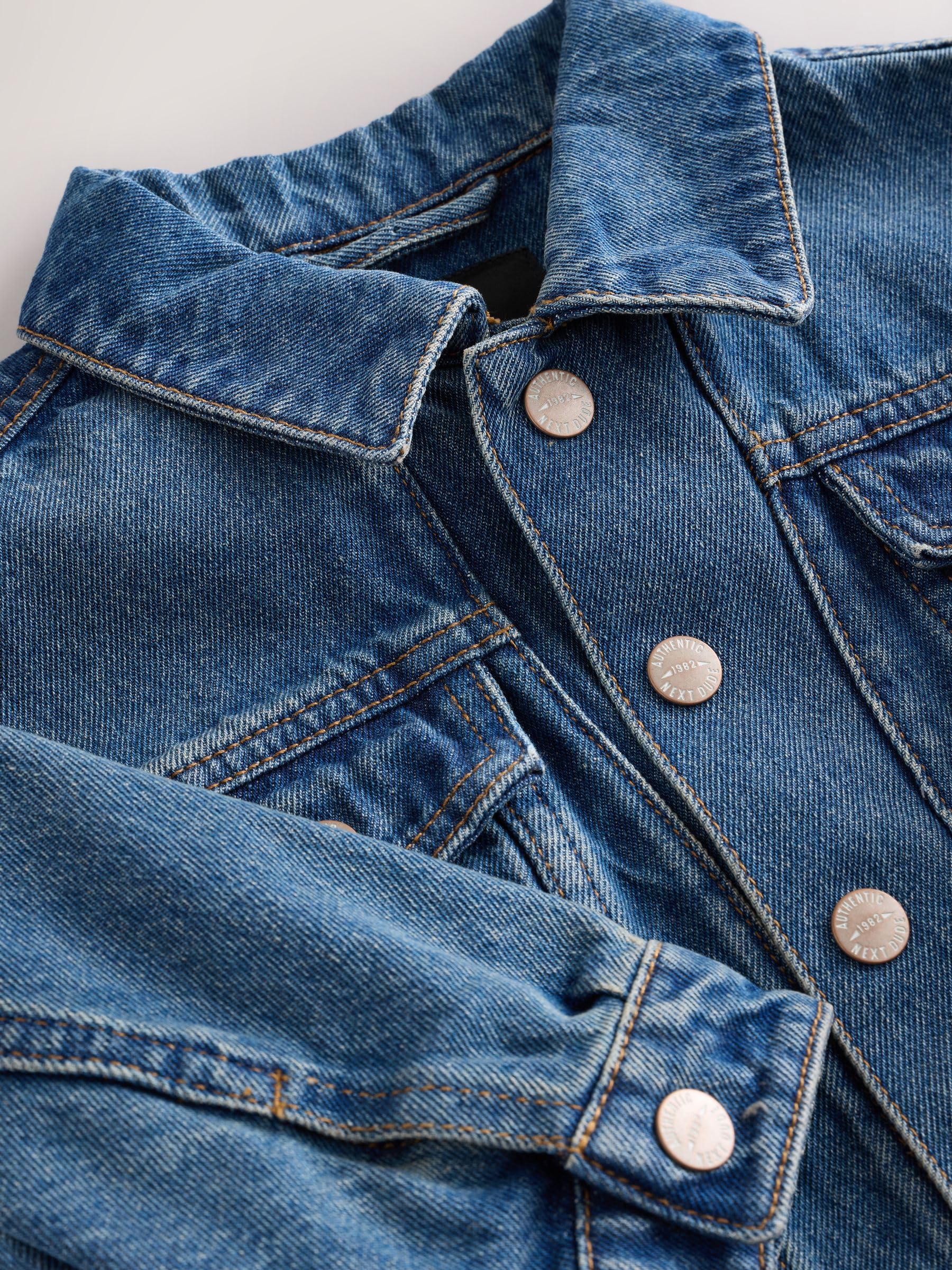 NEXT Niños Chaqueta de denim 100% algodón