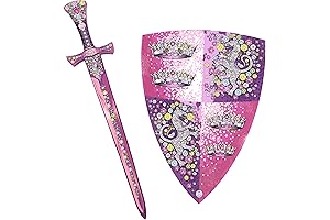 Liontouch Crystal Princess Sword & Shield For Girls: Kids Sword and Shield Set