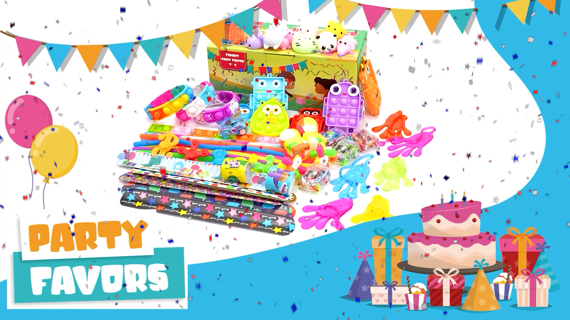 Amazon.com: 110 PCS Party Favors for Kids 4-8-12, Goodie Bags