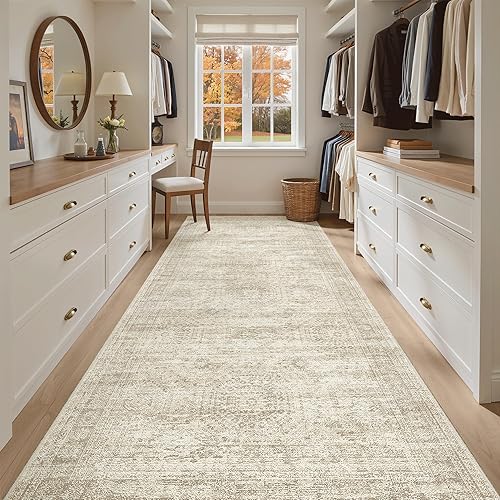 Soalmost 4x10 Wide Hallway Runner Rug: Washable Soft Rug Runners