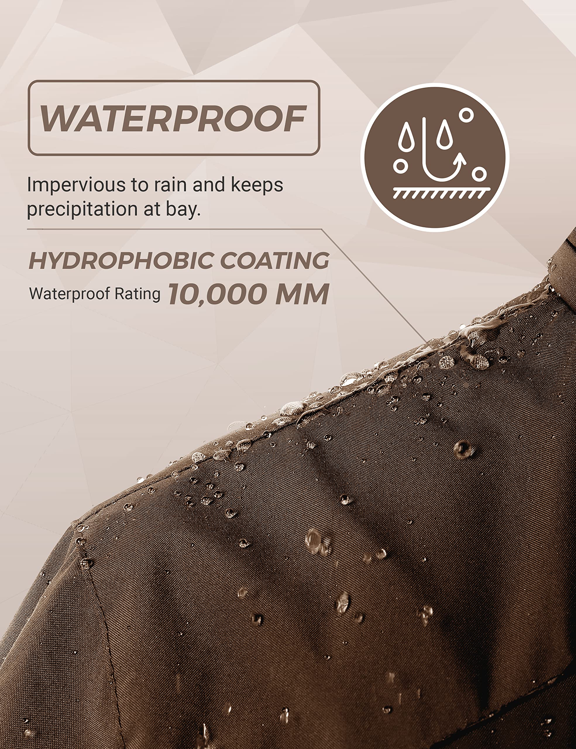 Wantdo Giacca da Sci Montagna Calda Invernale Parka da Neve Imbottita Cappotto da Snowboard in Pile Giubbotto con Cappuccio Impermeabile Uomo