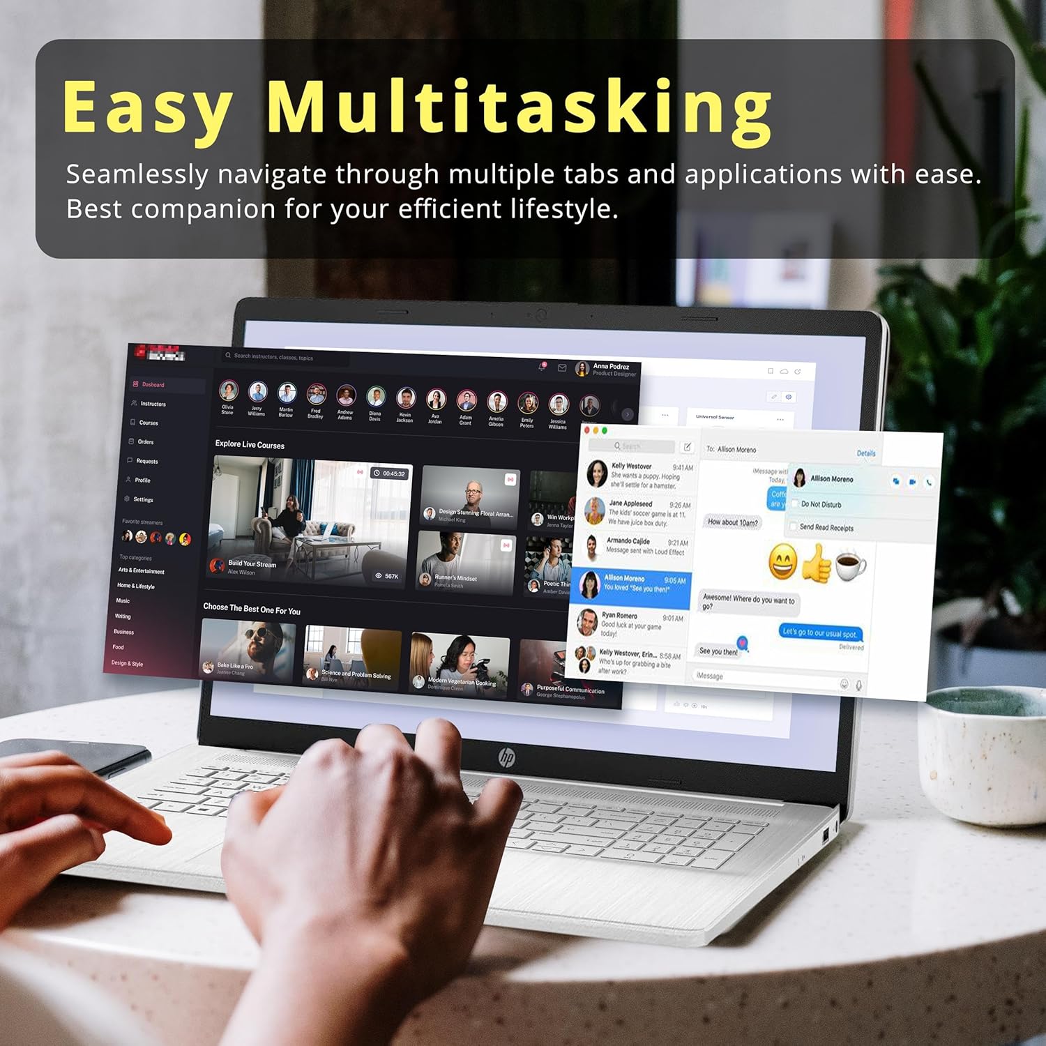 HP 17.3" HD+ Business Laptop, AMD Ryzen 5 5625U Processor, 16GB RAM, 512GB PCIe SSD, Fingerprint Reader, 720p HD Camera, Wi-Fi, HDMI, Win 11 Home, Silver, 32GB Hotface USB Card (Renewed)