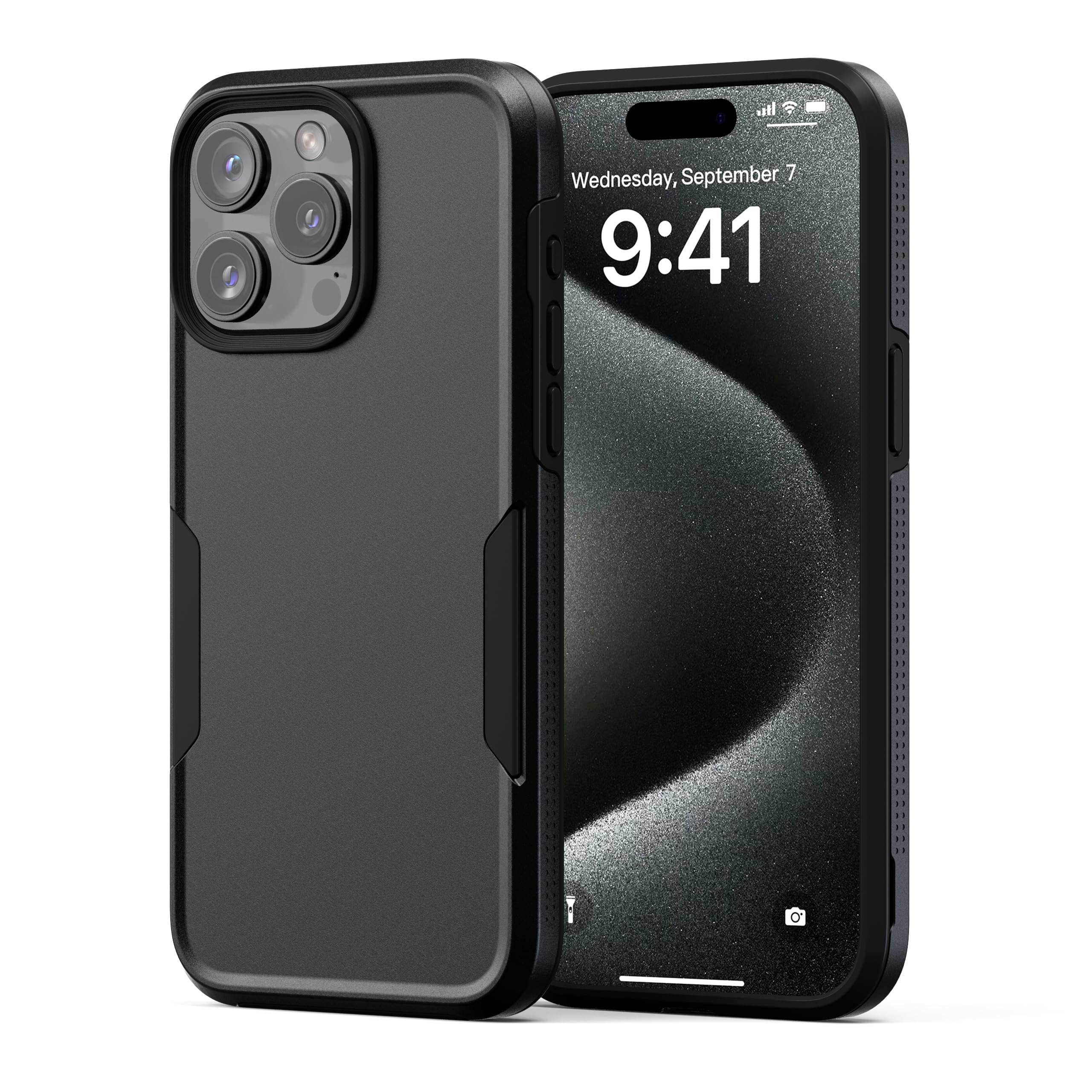 NTG Stoßfeste Handyhülle Für IPhone 11 (6,1 Zoll) – Militärgeschützt, Schlank, Schwarz, Kabellos Ladefähig