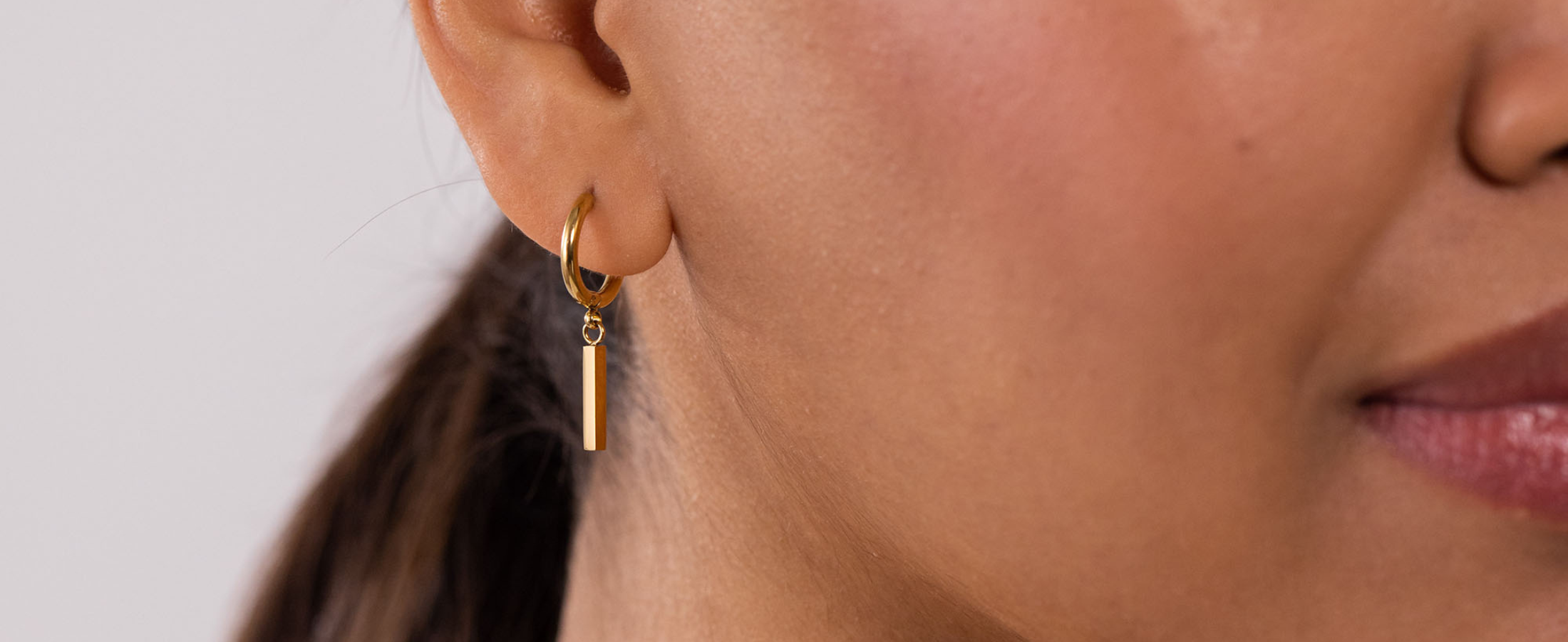 PURELEI® Orecchini Huli Creole Donna In Acciaio Inossidabile – Cerchi Impermeabili 1,6 Cm – Collezione X Sarah Lombardi – Gioielli Ispirati Alle Hawaii