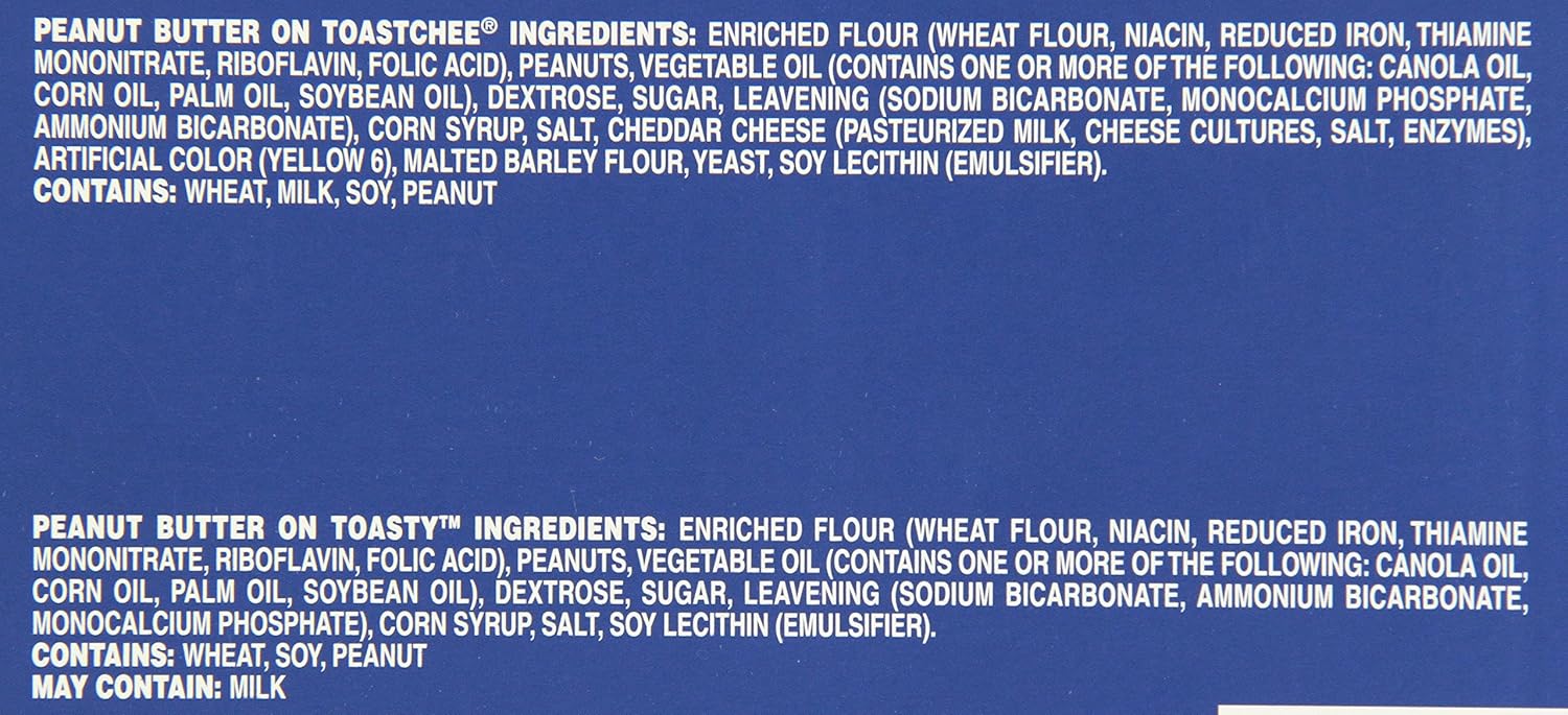 Lance Fresh Sandwich Crackers Real Peanut Butter Variety Pack, 36Count