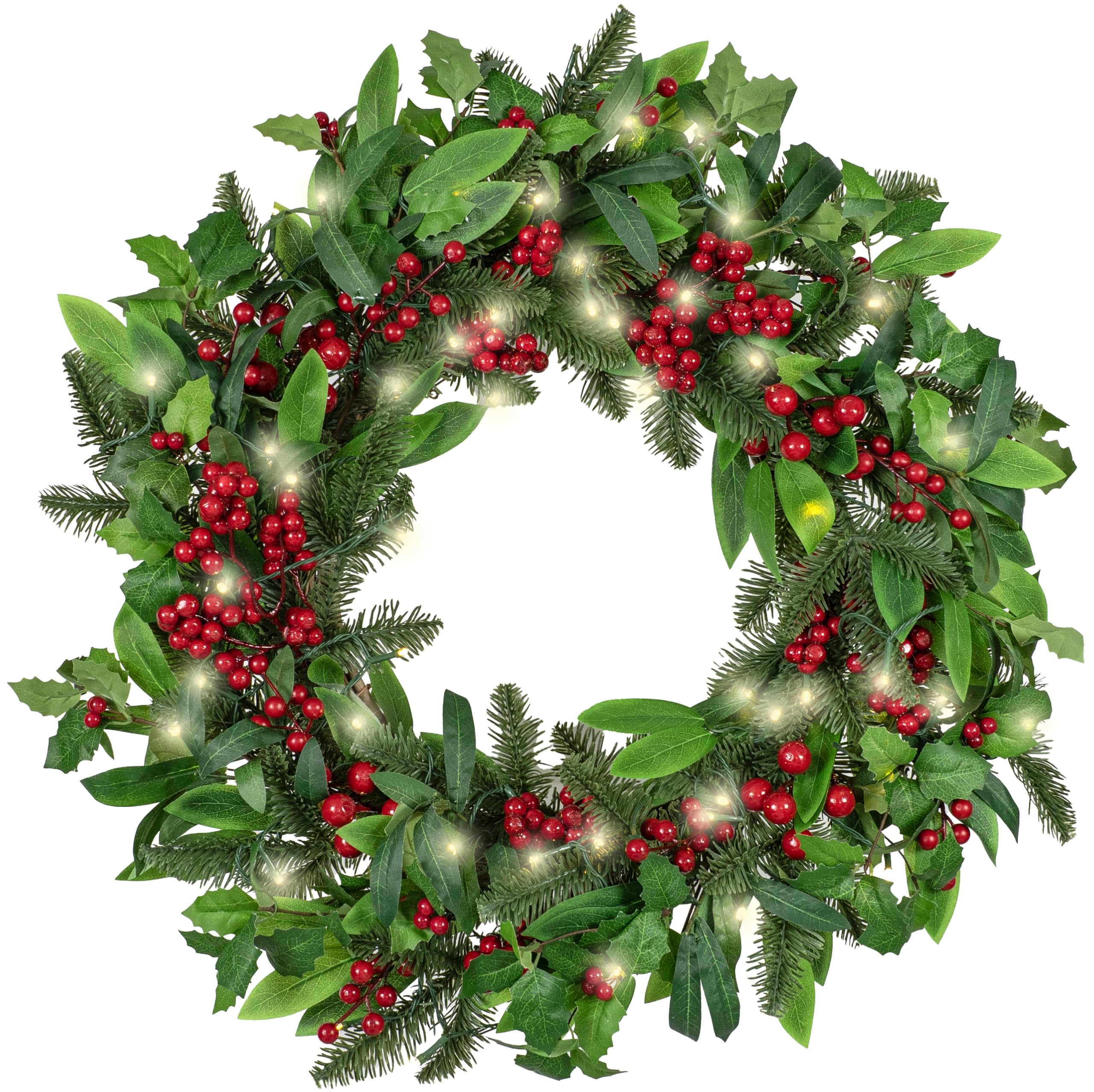 Amazon.com: Red Co. 26” Decorative Artificial Light-Up Christmas