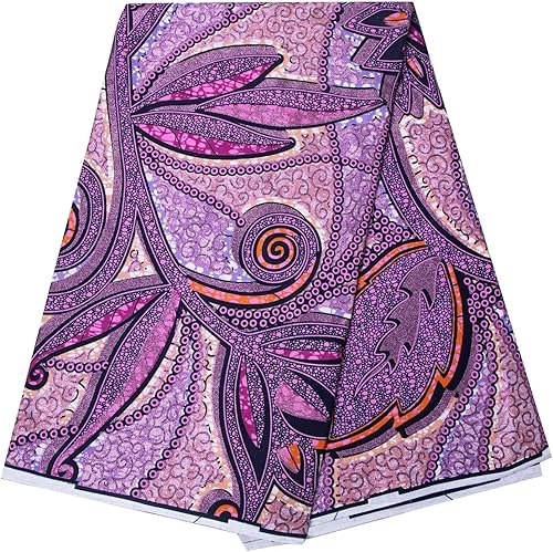 Miniatura 7 de Tela africana 100% algodón Ankara cera impresión tela 6 yardas de tela para vestido de fiesta