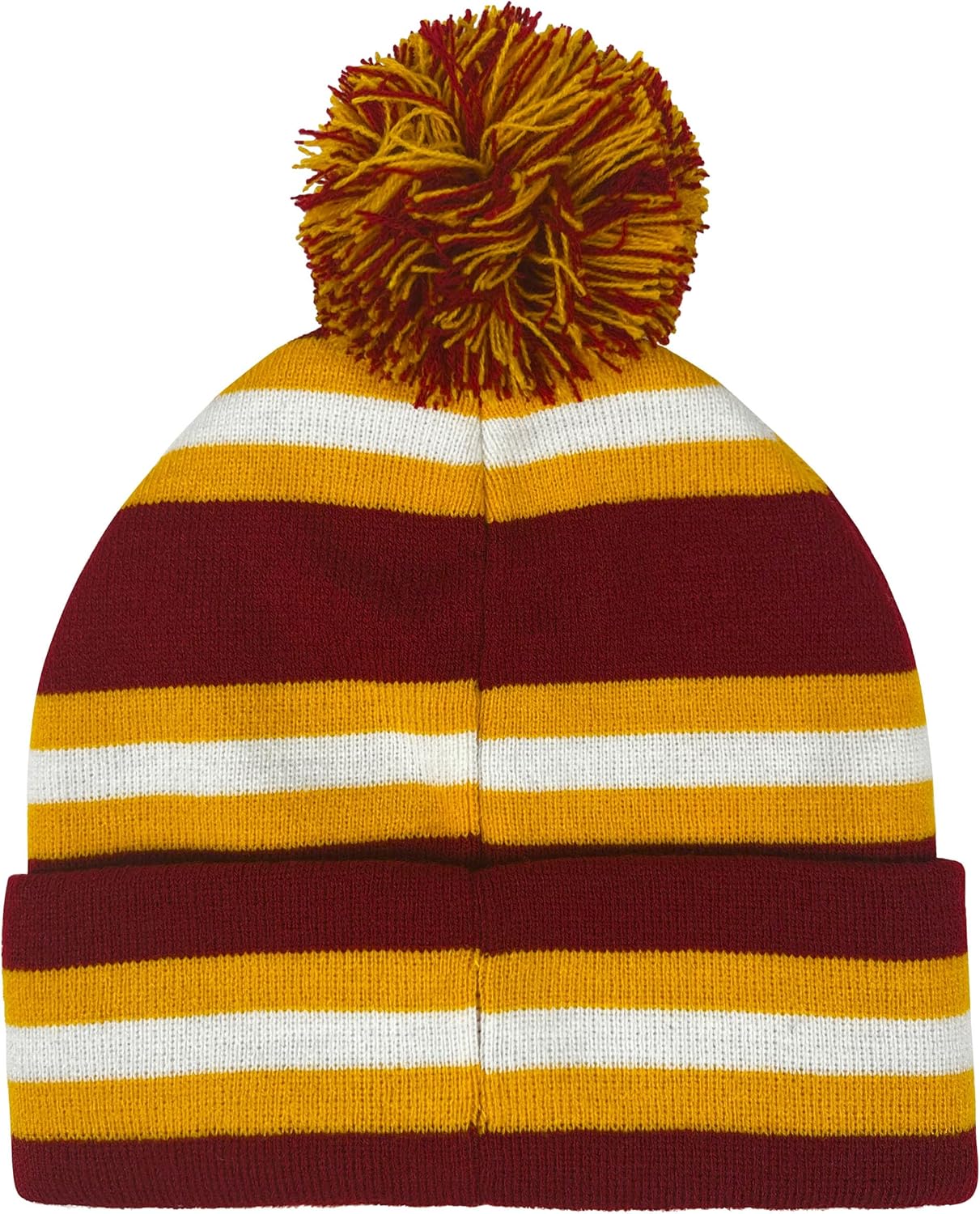 Official Collegiate Knit Beanie with Pom - Block Stripes Collection - Image 3