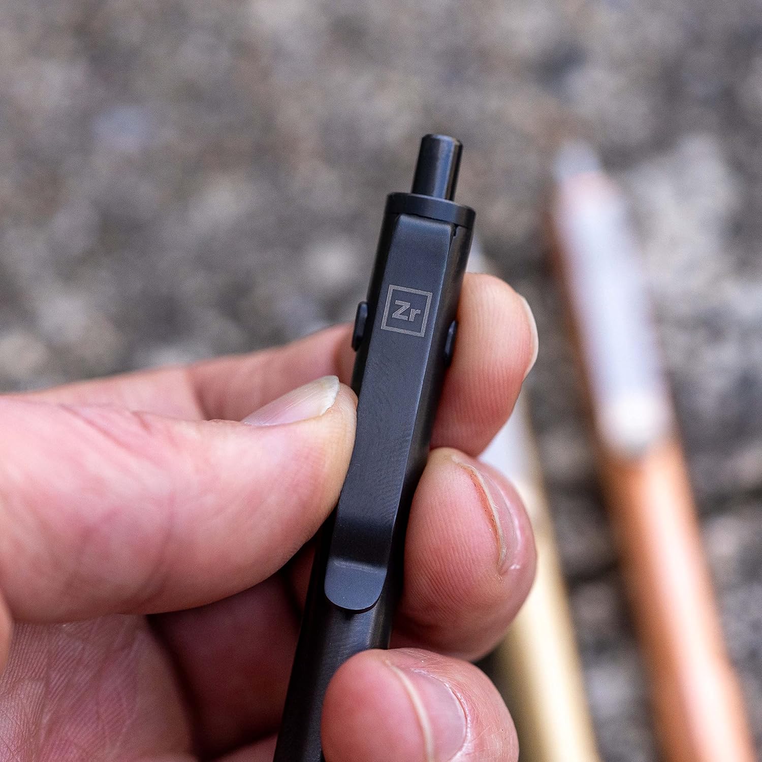 BIG IDEA DESIGN Dual Side Click Pen (Zirconium)