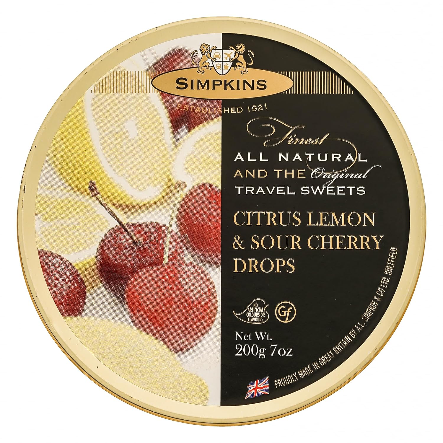 Simpkins Citrus Lemon & Sour Cherry 200g ( 6 Pack)