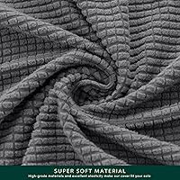 Vista 556 de CHUN YI - Funda elástica para sofá (7 piezas), funda para sofá de 3 plazas con tres respaldos y cojines separados con banda elástica, tela jacquard