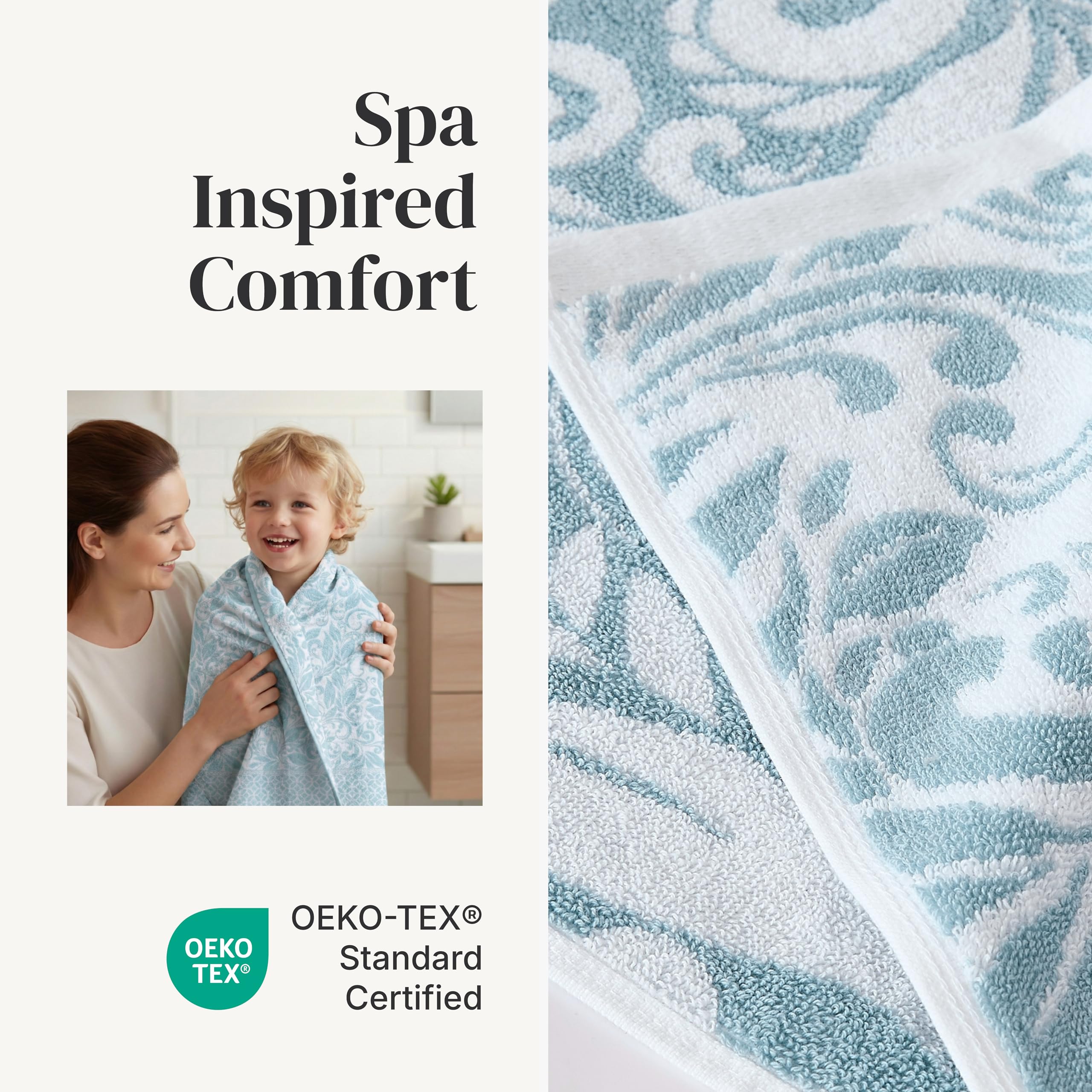 Amazon.com: Modern Threads Botanical Vine 6-Piece 100% Cotton