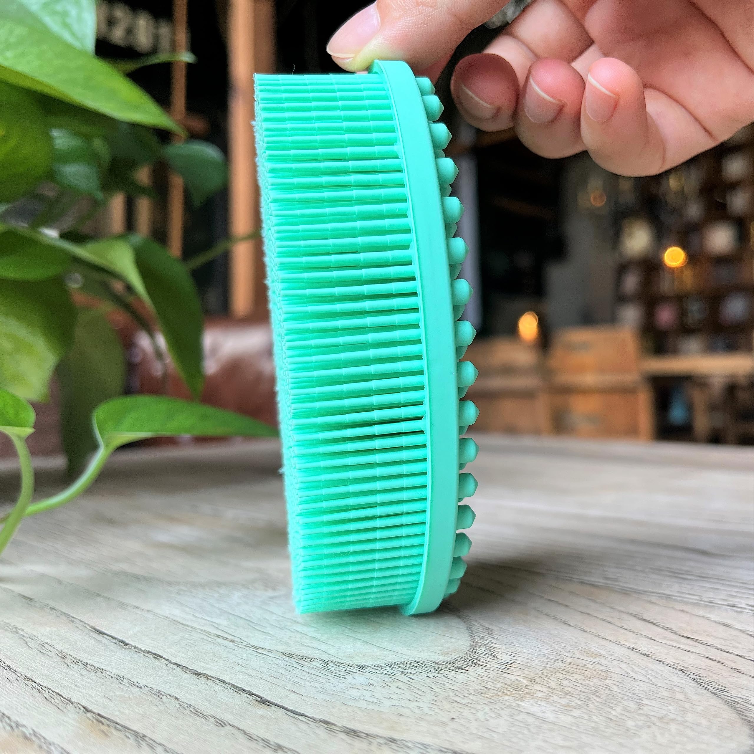 Premium Sensory Brush for Kids or Autism,Soft Silicone Body Scrubber,2 in 1 Sensory Room Occupational Therapy Brushes,Silicone Loofah,Pet Shower Brush Bath Brush Shampoo Brush - Image 4