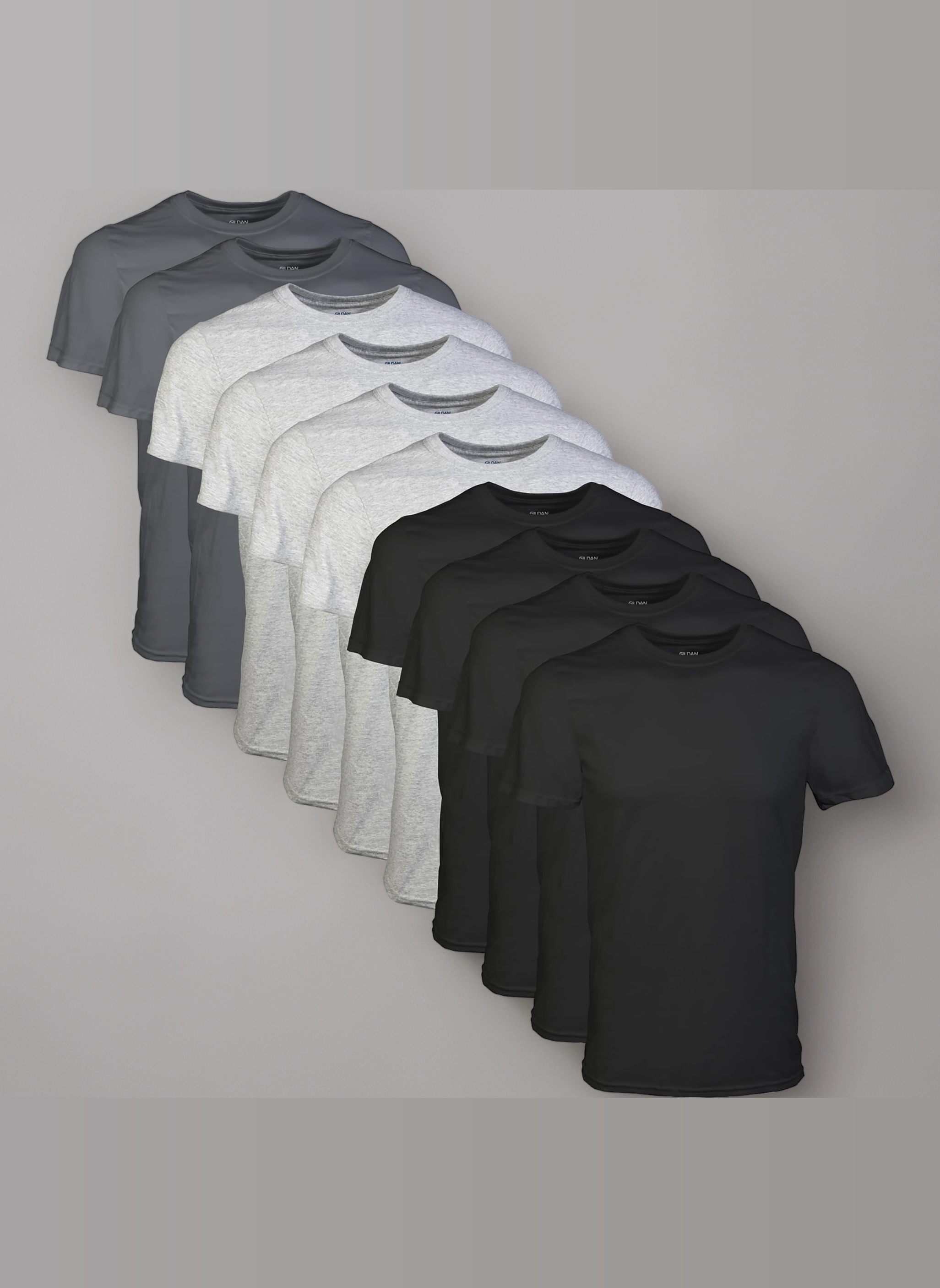 GILDAN Men's Crew T-Shirt Multipack Underwear (Pack of 5)