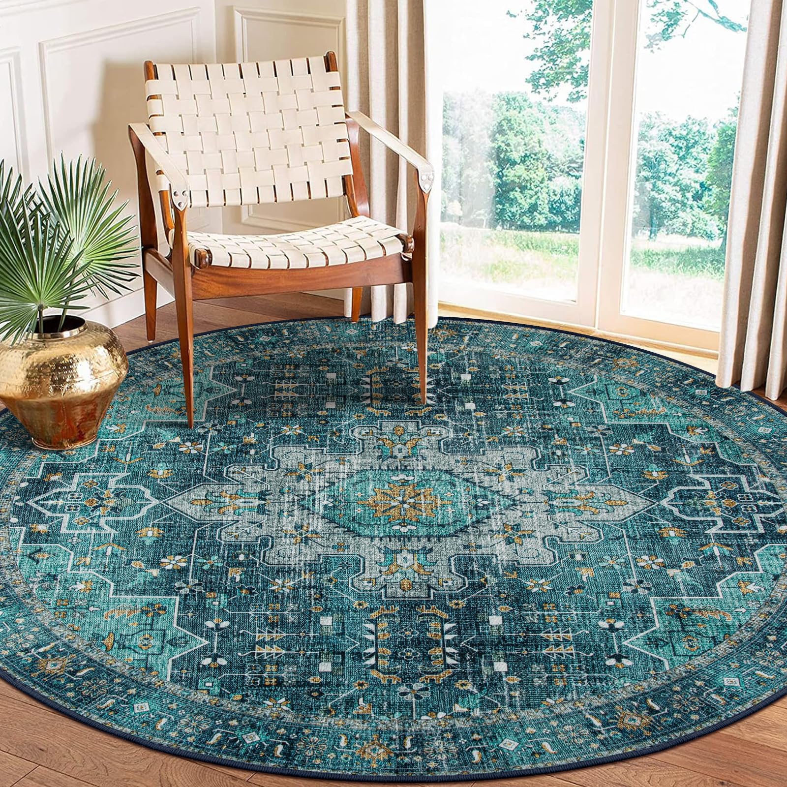 Amazon.com: Rugs.com Eden Collection Rug – 7 Ft Octagon Terracotta ...