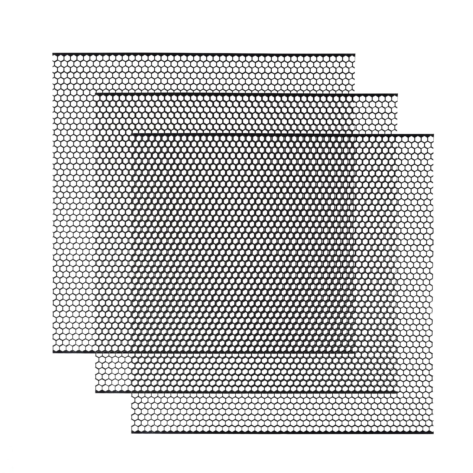 3 Griglie A Nido D'Ape In Alluminio 33x33 Cm - Maglia 6x6mm, Spessore 1mm, Per Radiatore Auto, Personalizzabili E Tagliabili - 2