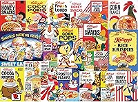 Cra-Z-Art RoseArt Kellogg's Cereal Favorites 1000 Piece Jigsaw Puzzle for Adults - Premium Interlocking Pieces