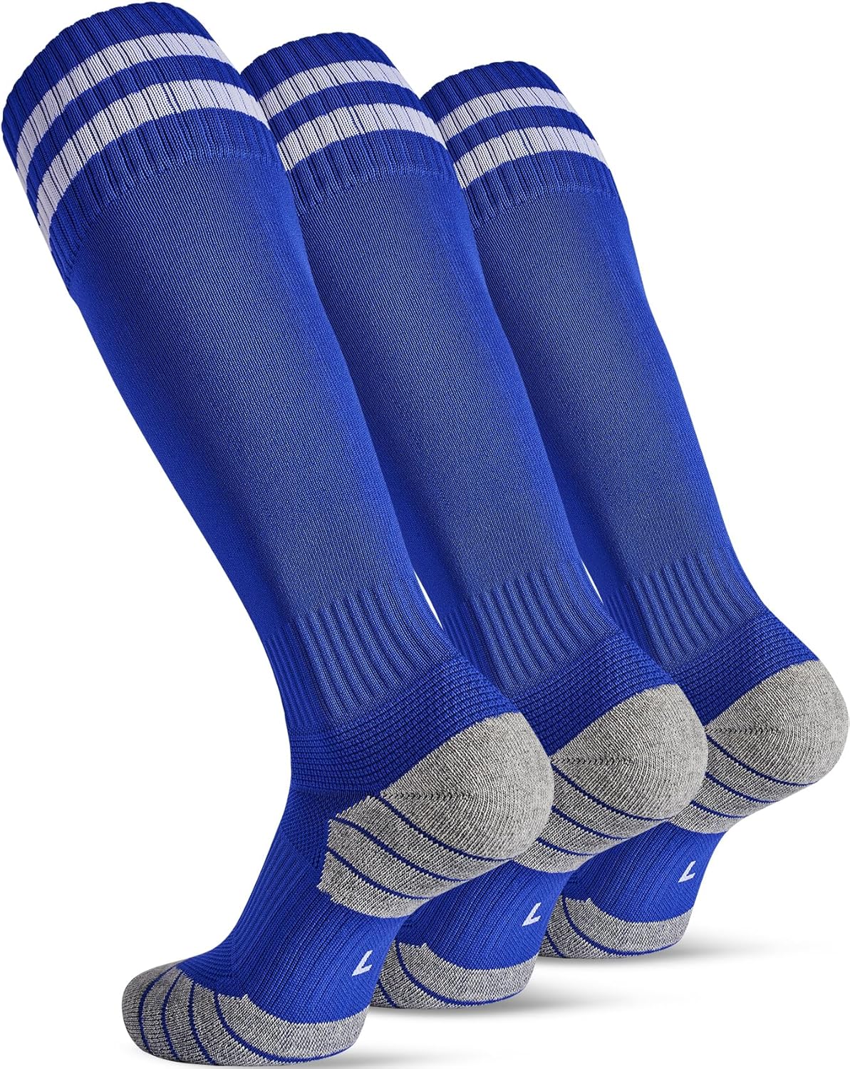 CWVLC Soccer Socks for Kids Youth Adult, Cotton Football Softball Baseball Socks
