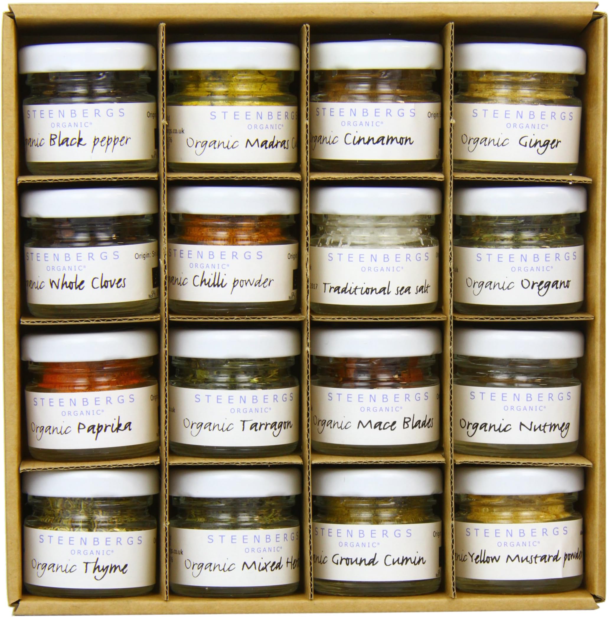 Steenbergs Organic Storecupboard Spice and Herbs Gift Set