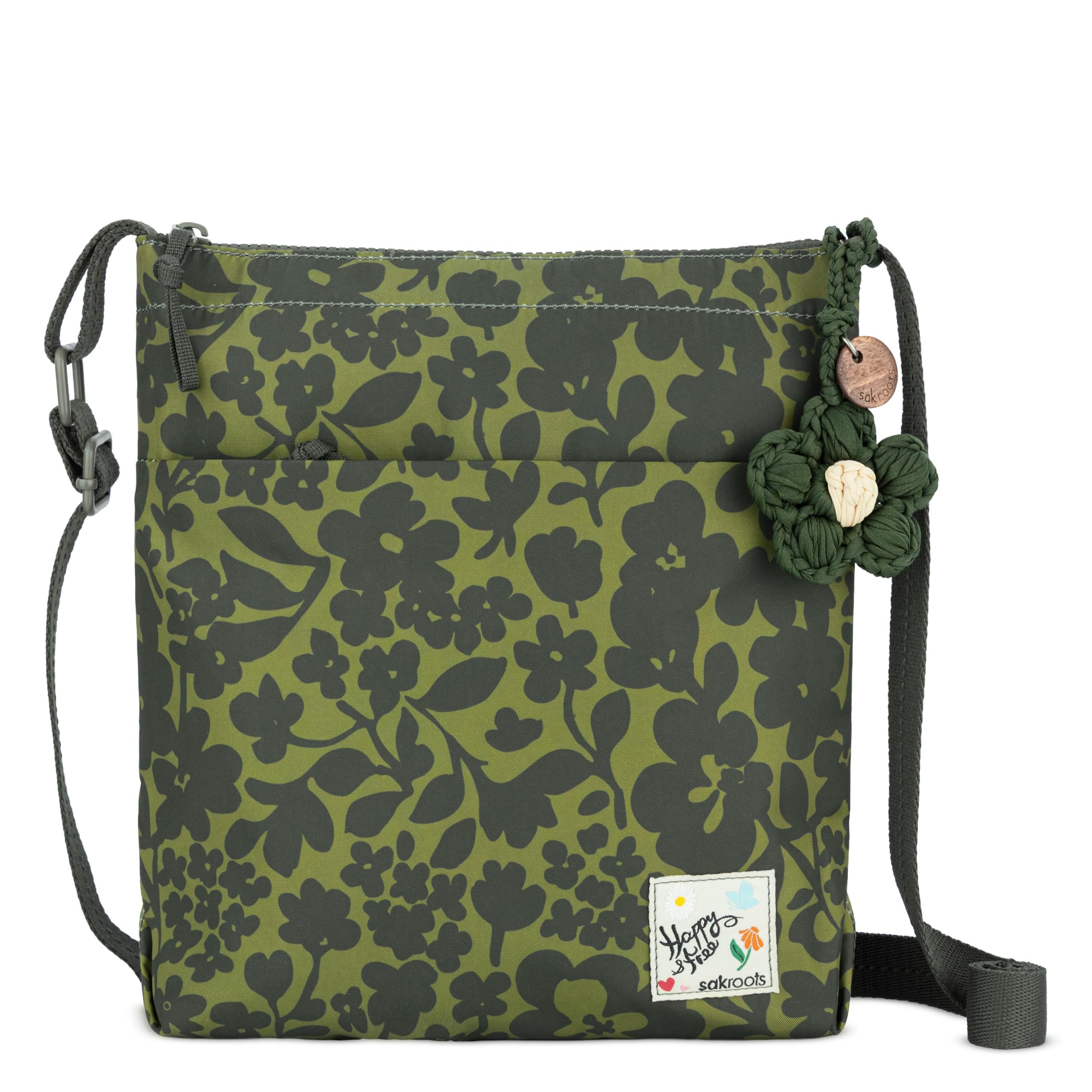 The Sak Basic Crossbody Purse - Cross Body Handbag For Everyday &amp; Travel - Zipper Closure &amp; Adjustable Strap