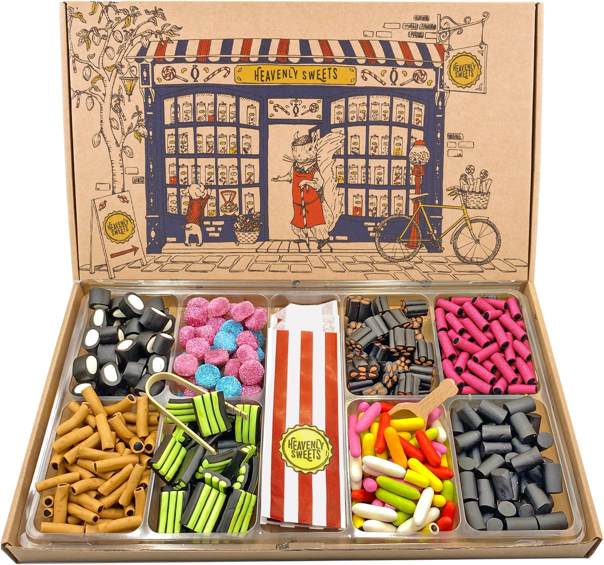 Liquorice Gift Box 1.2kg, Pick and Mix Sweet Hamper