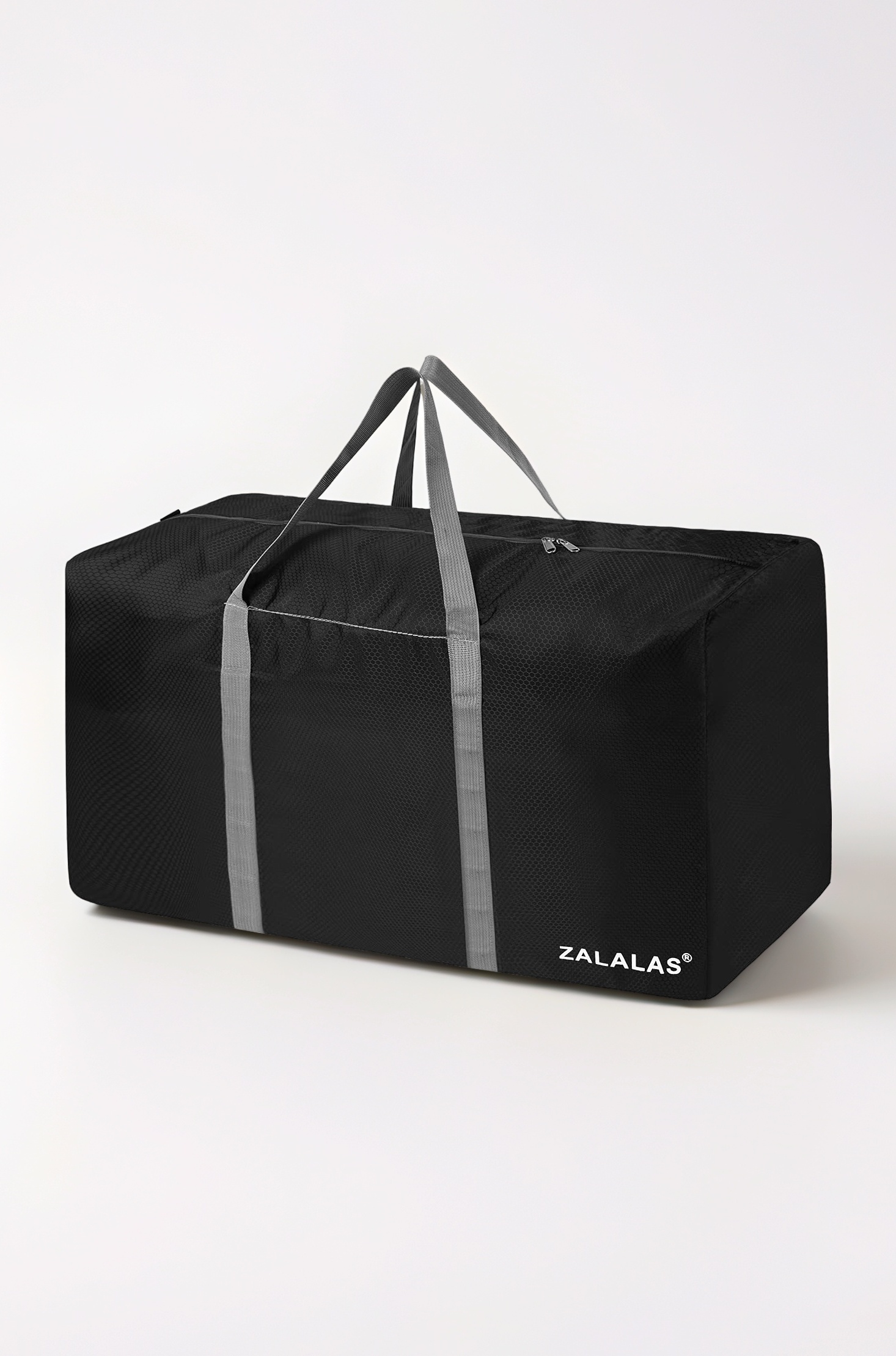 ZALALALAS Extra Groe Duffle Bag Leicht, 78L/96L Travel Duffle Bag Faltbar fr Herren Damen Schwarz, Black, Black 96L, Water Resistant