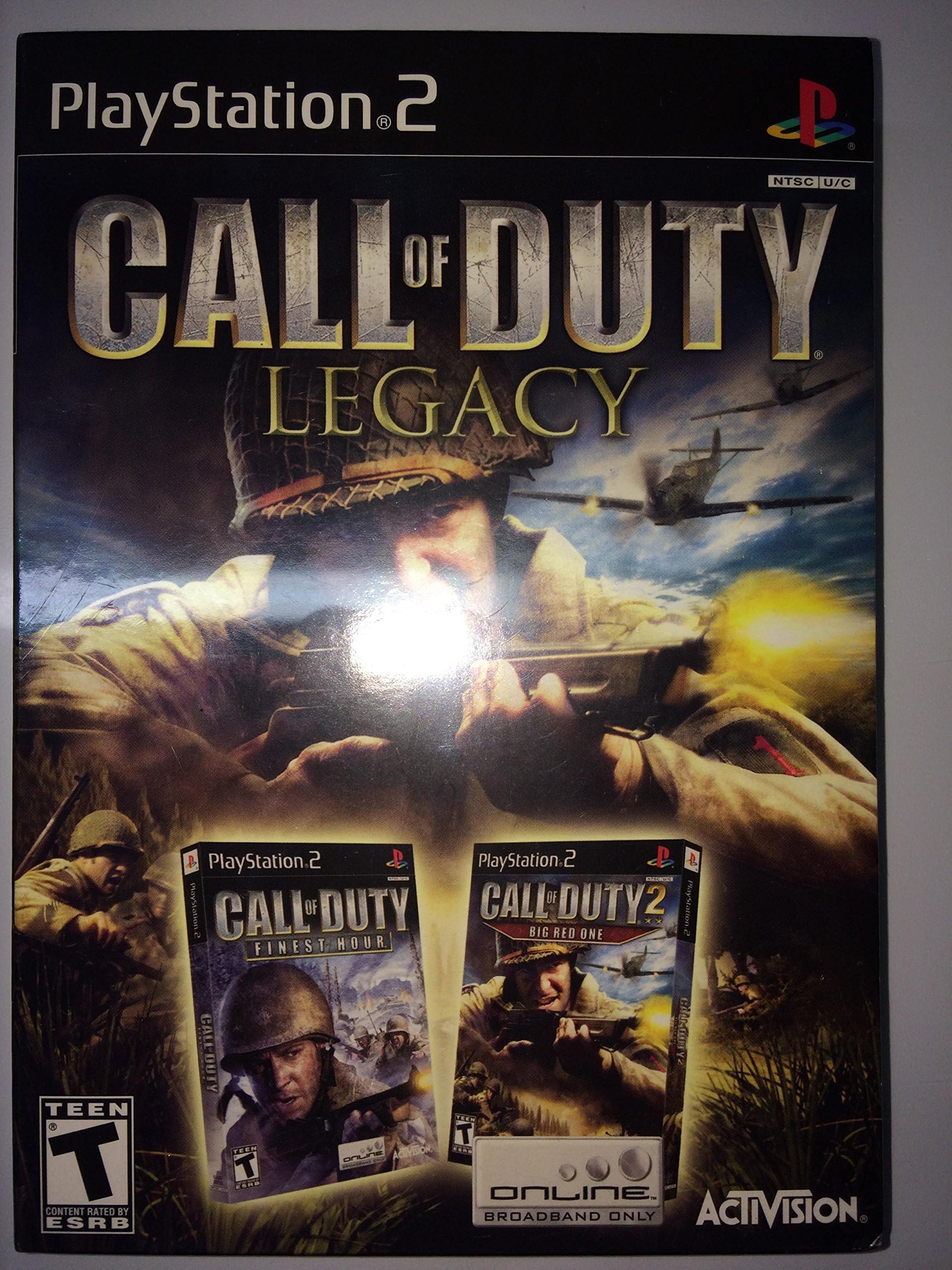 Call of Duty Legacy (Includes Finest Hour, Big Red One) - PlayStation 2