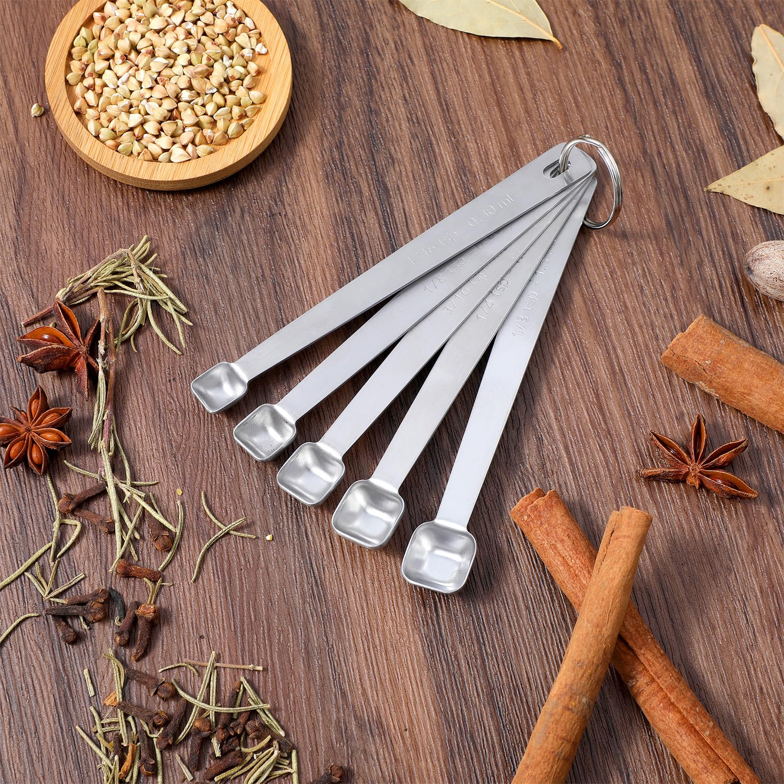 10 cucchiai dosatori piccoli in acciaio inox, cucchiaini | FindTheDeal