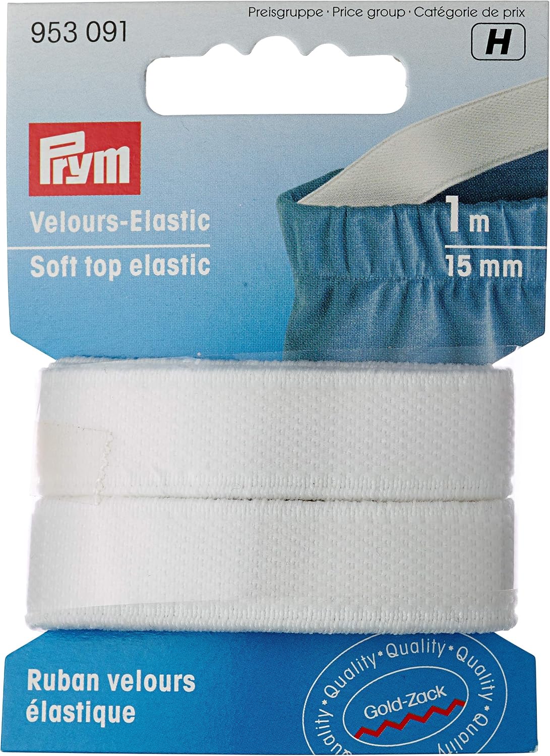 Prym Elastic Tape Soft White, 30 mm, 1 M