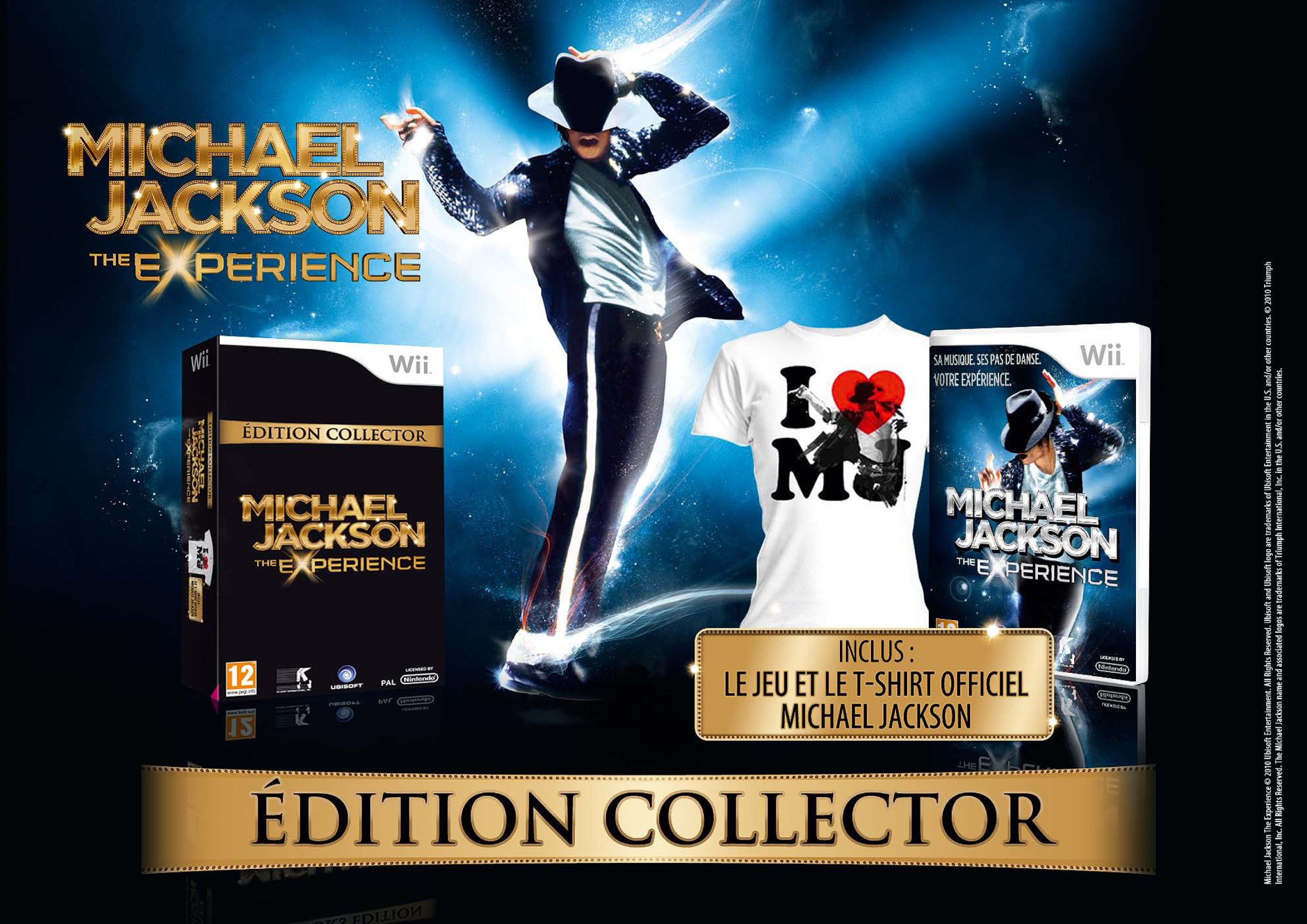 Jeu Wii Michael Jackson The Experience COMPLET - Boîte & Notice Incluses | Version PAL FR