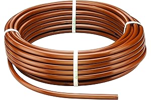 Rain Bird ET63-100S Drip Irrigation Pressure Compensating 1/2" (0.634" OD) Emitter Tubing,...