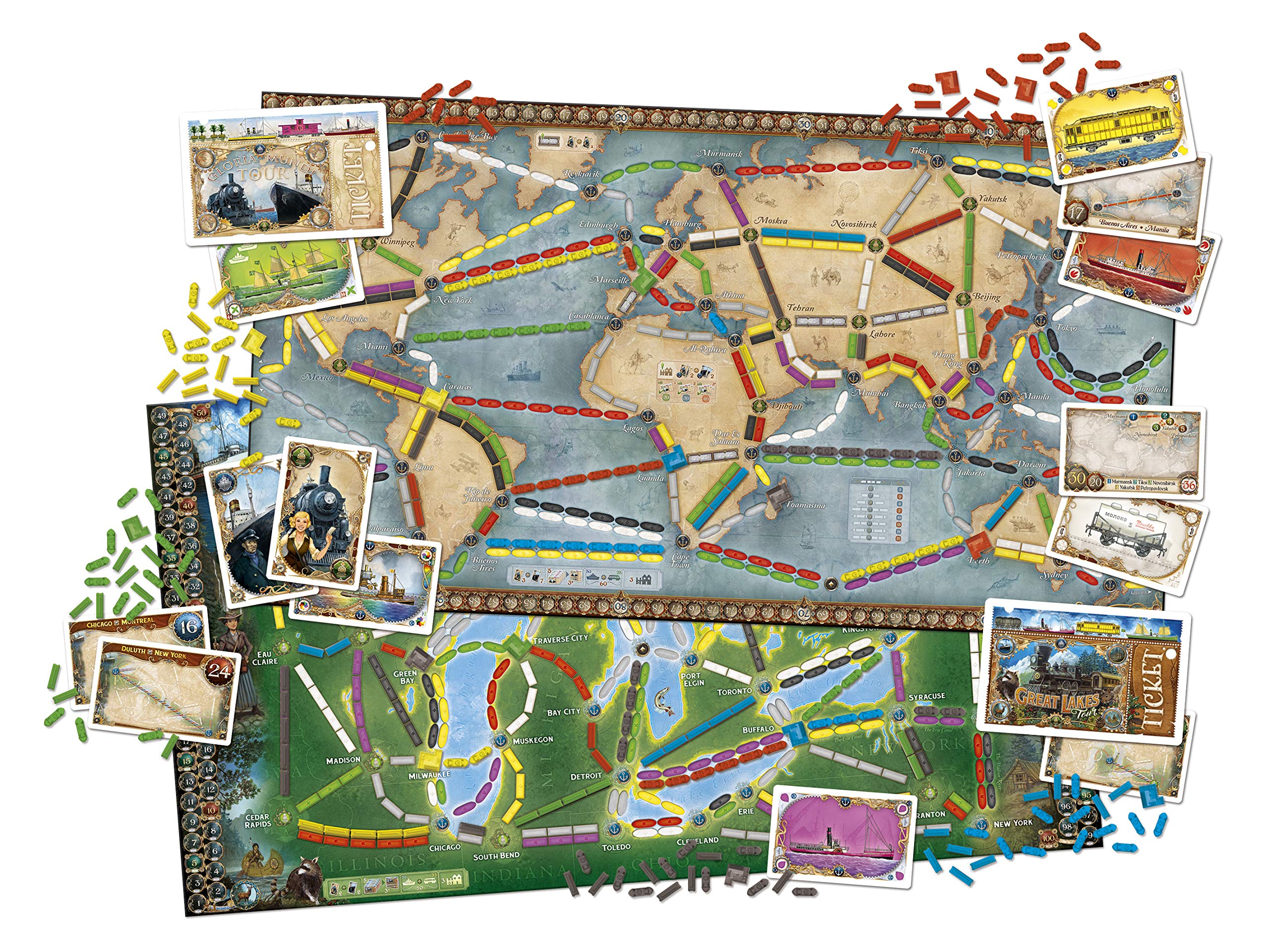 Ticket To Ride - Segel und Schienen (Nordic)