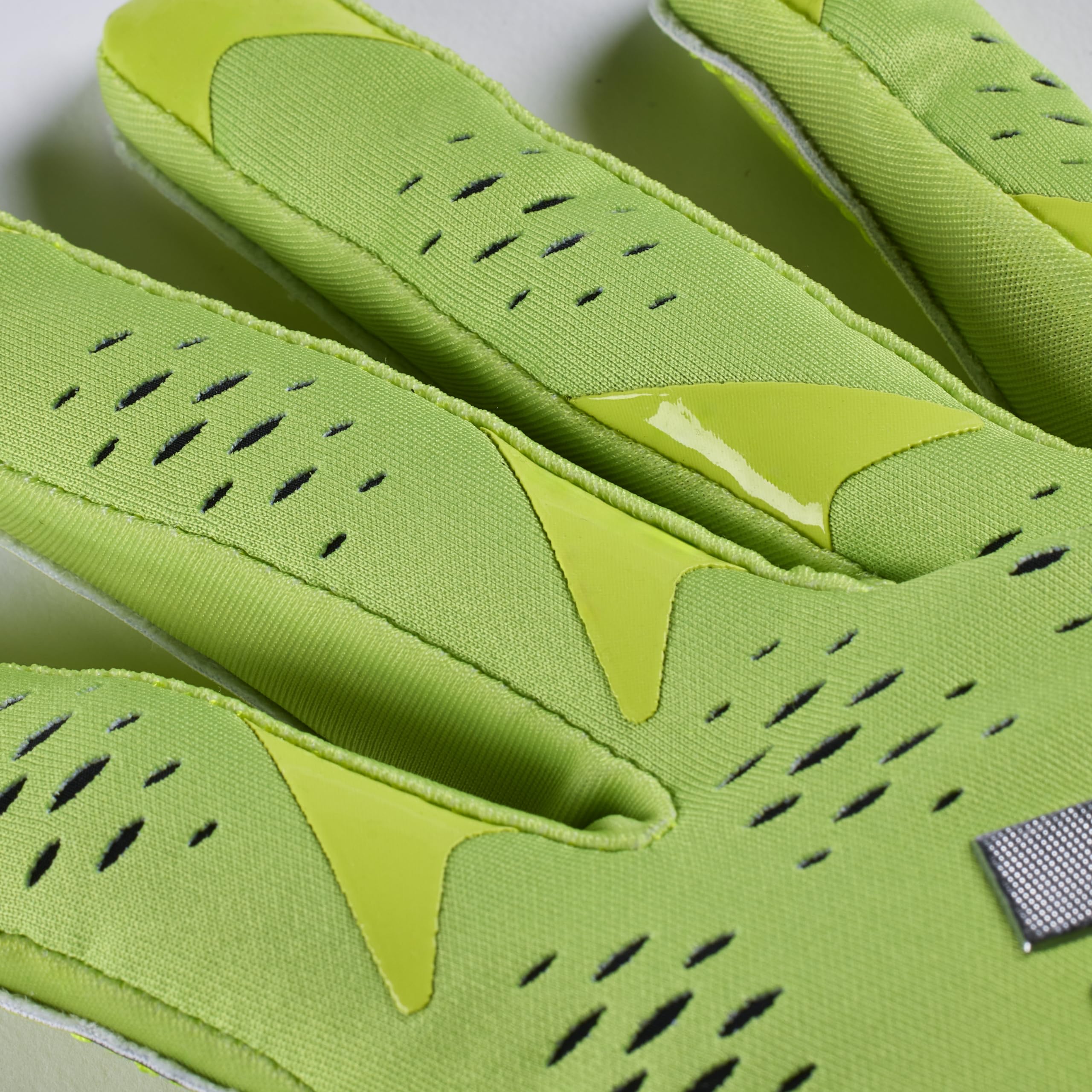 adidas Adizero 12 Big Mood Slime - Guantes de fútbol para adultos, color lima, talla L