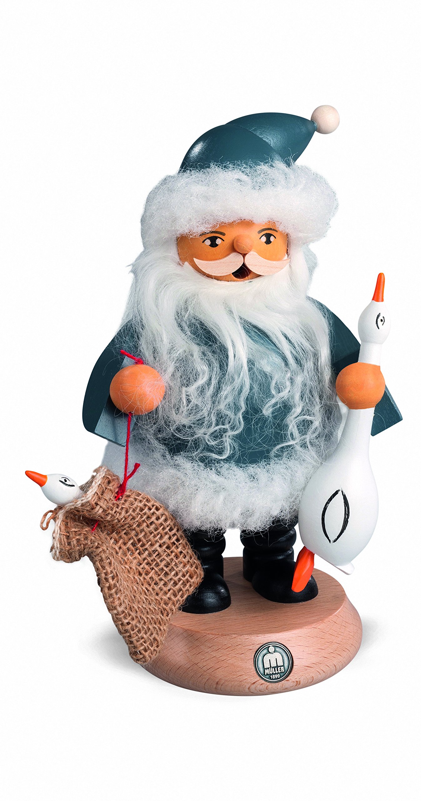 Amazon.co.jp: 煙出し人形 サンタクロース 高さ18 cm エルツ山地