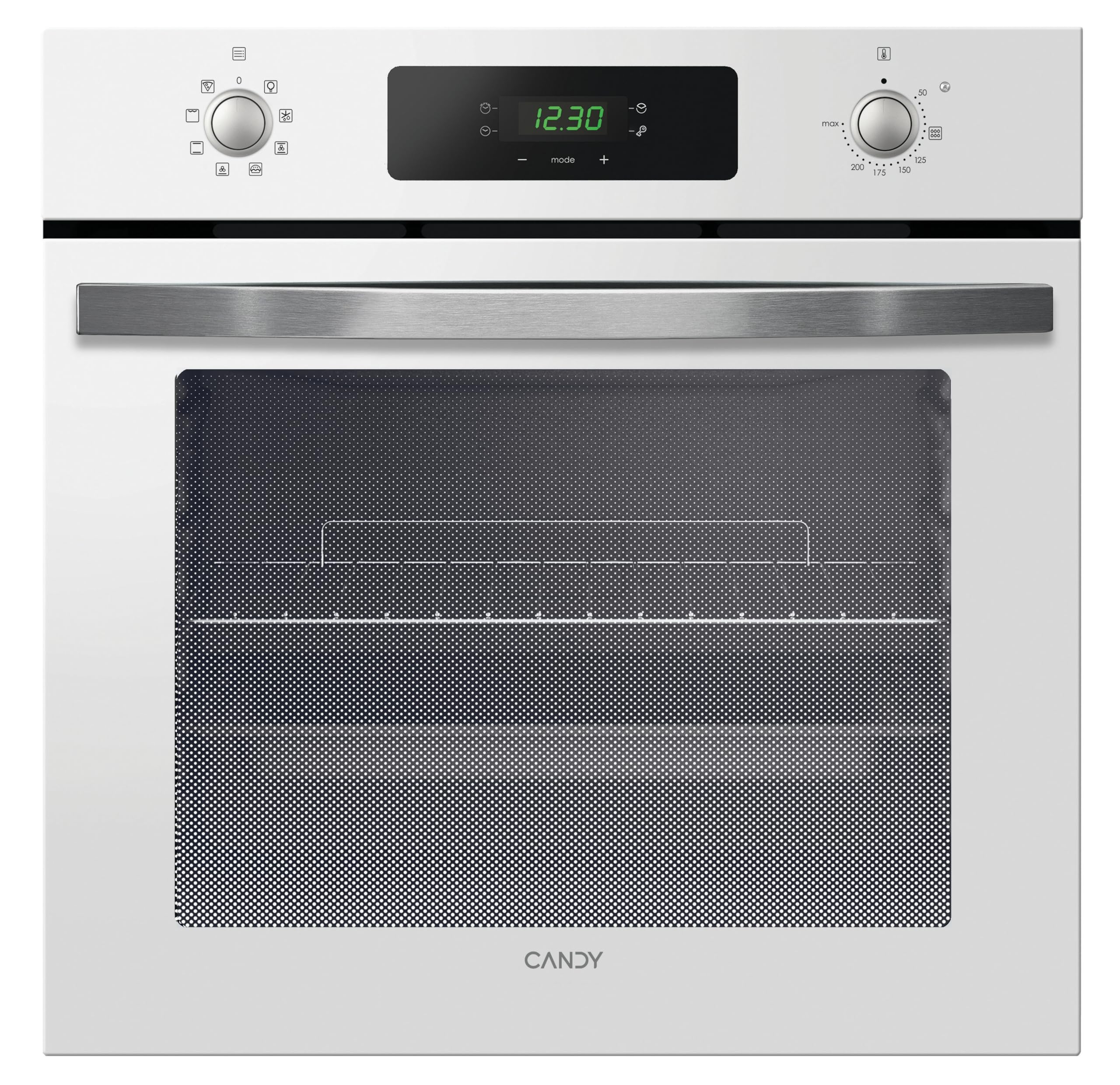 Candy Idea FIDCP N615 L, Multifunction Oven, 65L, 1 Tray and 1 Grid, Radial Fan, Aquactive Cleaning, Convection + Fan, 8 Functions, Push&Pull Controls, Double Glass Door, Black — view 8