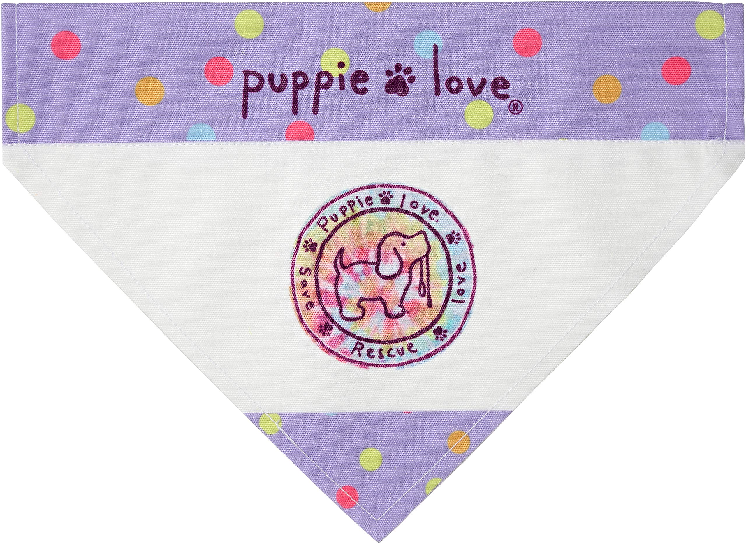 Bandana en toile Pavilion Gift rose avec logo pour le quotidien des chiens