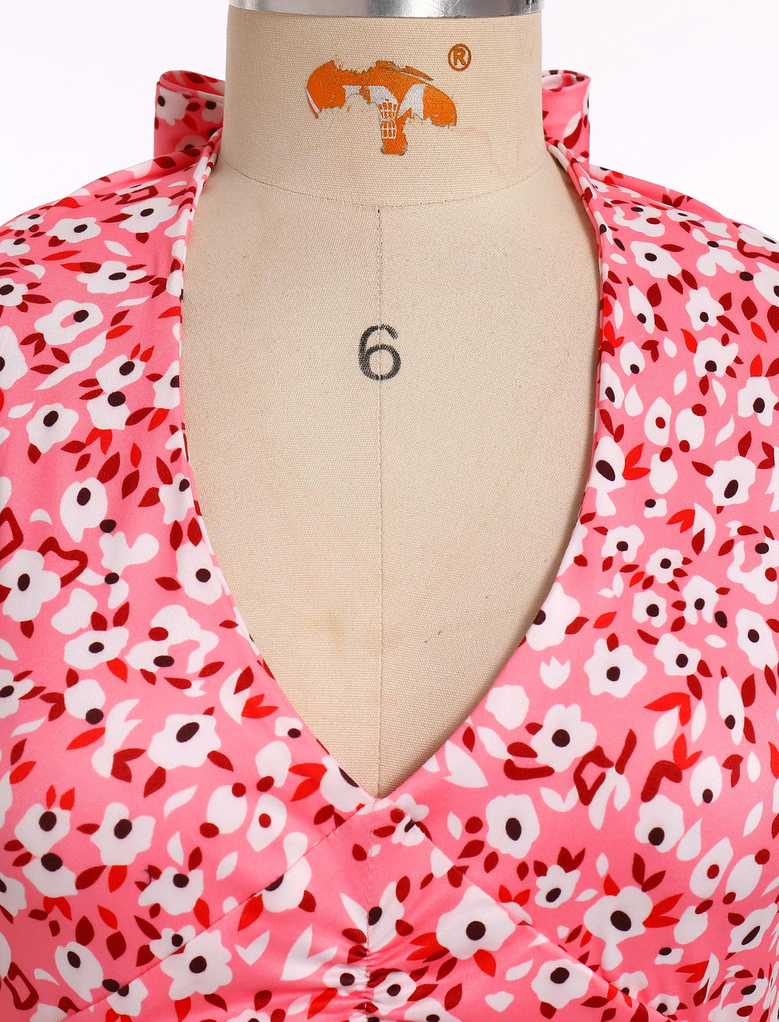 IDOPIP Abito da cocktail da donna, senza maniche, con scollo a V, con scollo a V, linea ad A, elegante, da sera, per matrimoni, feste, vacanze