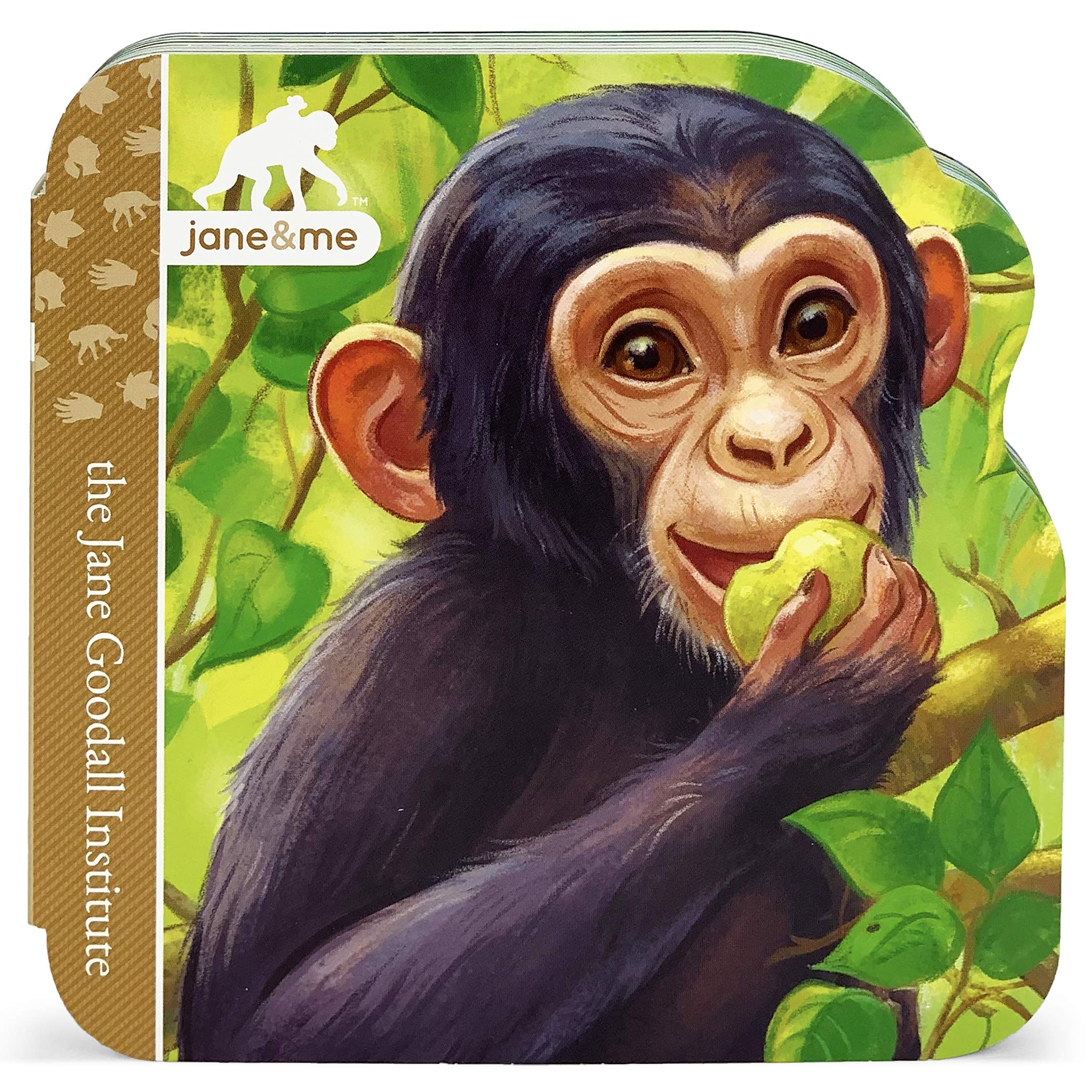 Jane Goodall Chimpanzees - Children's Lift-a-Flap Board Book for Babies and Toddlers, Ages 2-5 (Jane Goodall Institute)