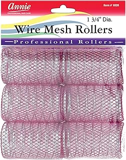 Annie 1-3/4" Jumbo Wire Mesh Hair Rollers - 6 Pcs