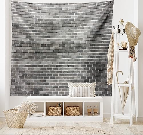 Miniatura 383 de Ambesonne Tapiz gótico, patio con hiedra encantada en la puerta antigua al bosque, colgante de pared ancho para dormitorio, sala de estar, 2-Verde