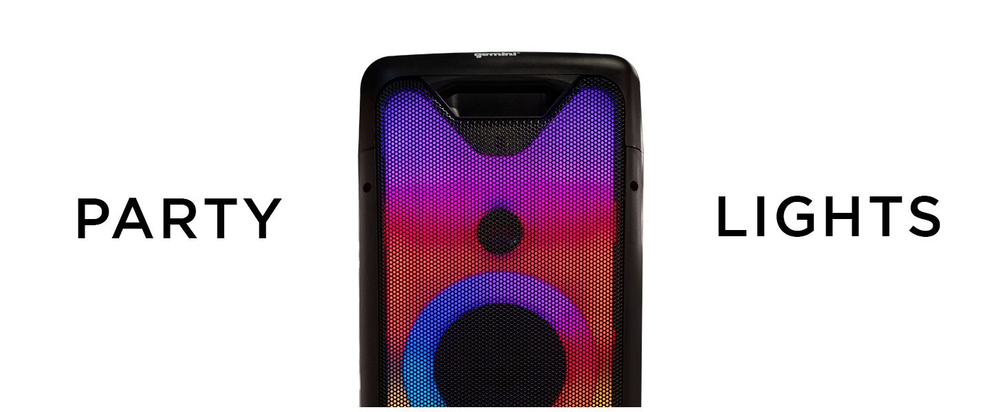 Amazon.com: Gemini Party Speaker, Dual 8