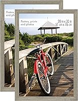 Vista 26 de MCS - Marco para póster con estilo de museo, en madera de granero, de 16 x 20 pulgadas, 2