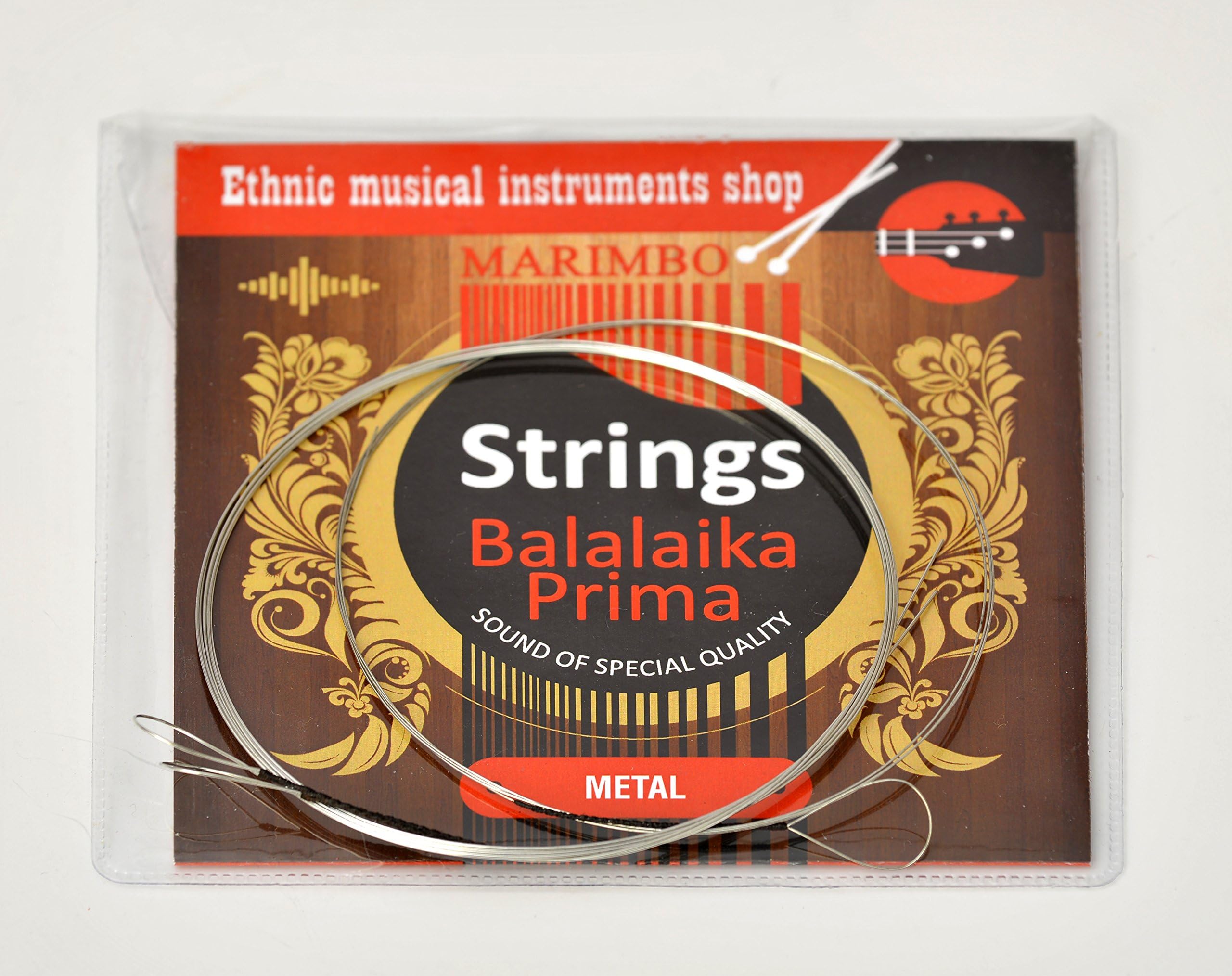 Prima Balalaika 3 String Set - Steel Strings for Russian Balalaika