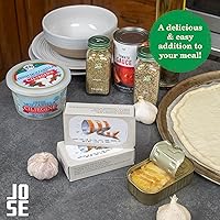 Vista 4 de Bacalao en Aceite de Oliva y Ajo por Jose Gourmet, Bacalao portugués capturado silvestre, Bacalao enlatado en aceite de oliva, Omega 3, Comercio