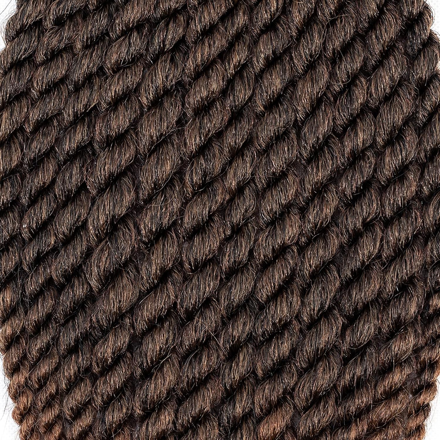 Admutty Havana Twist Crochet Hair 18 inch 6 Packs Jumbo Senegalese Twist Crochet Hair Havana Twist Hair Crochet Braids (T1B/30)