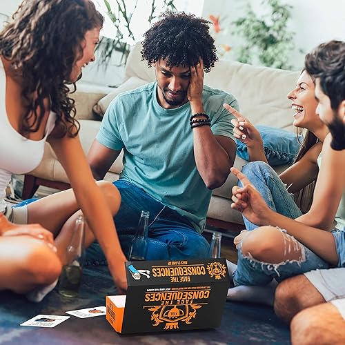 Miniatura 5 de Enfréntate a las consecuencias no es seguro para los debilitos el paquete de expansión universal para adultos para cualquier juego de fiesta