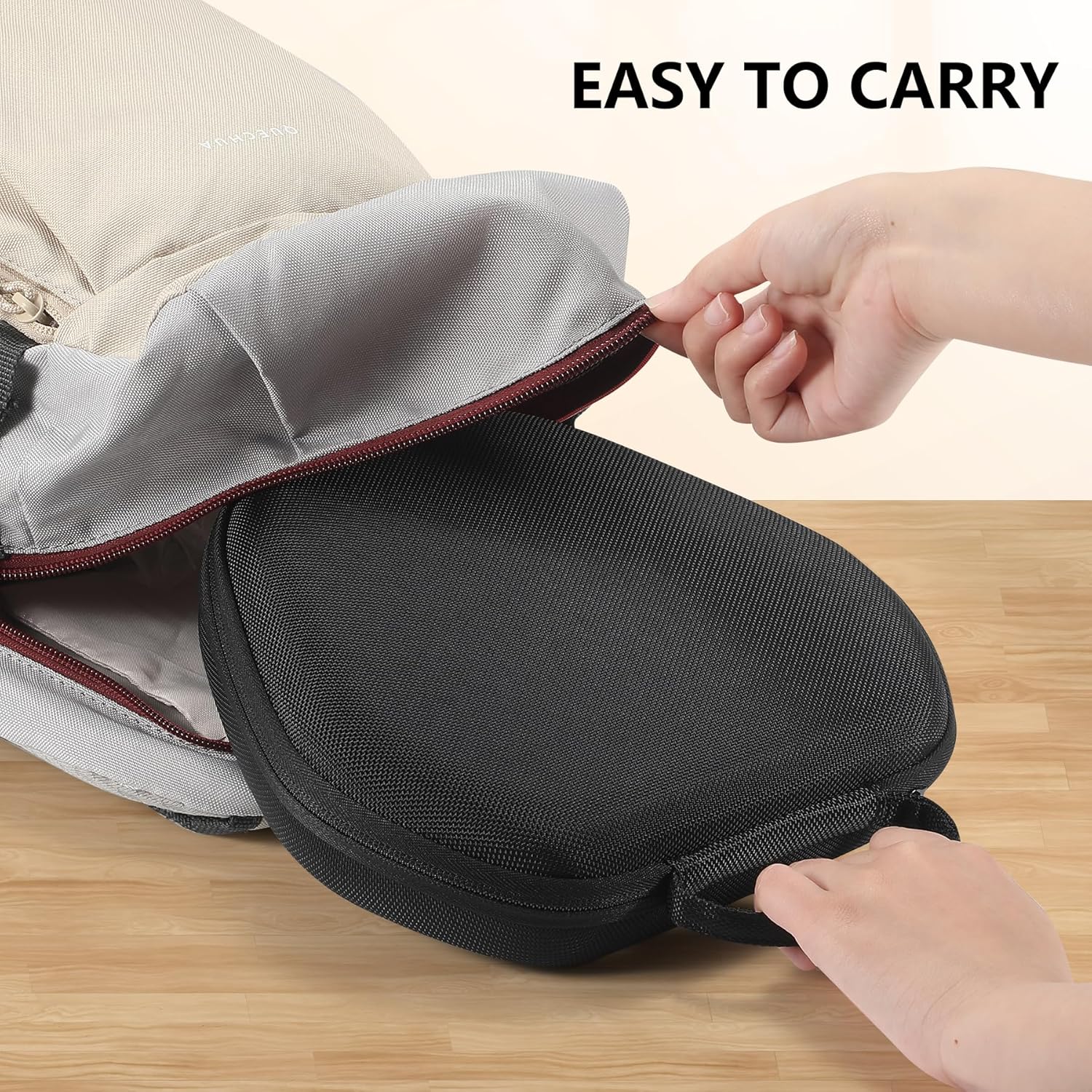 for Airpods Max Case Cover,Smart Case with Sleep Mode Made by Air pods,Compatible with Apple AirPods Max,Protective Carry Travel Cover Air Pods Pro Max Cases,Headphone,Black A - Image 5