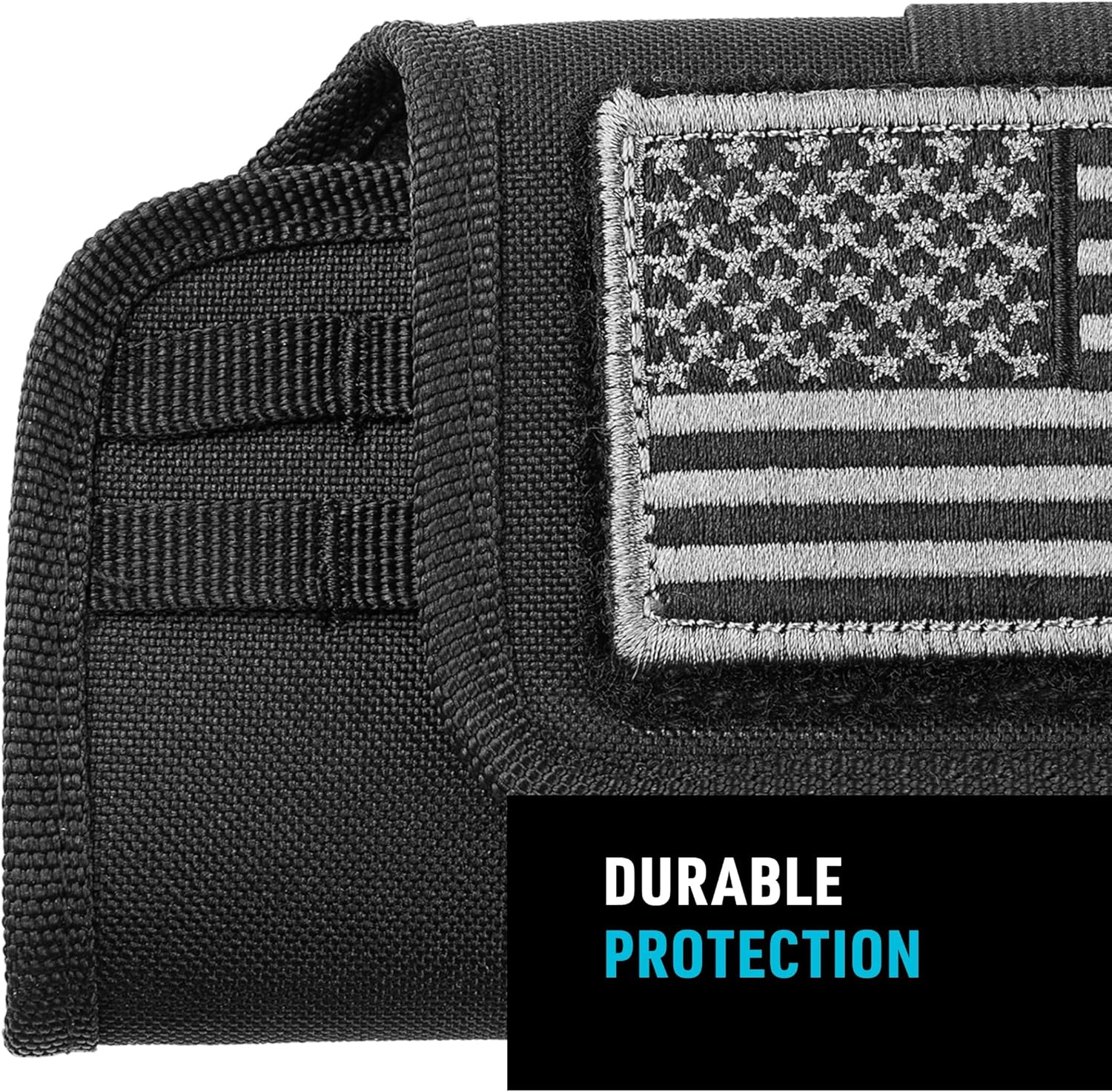 Nite Ize Clip Case Horizontal Universal Phone Holster - XXL - USA Patch - Image 3