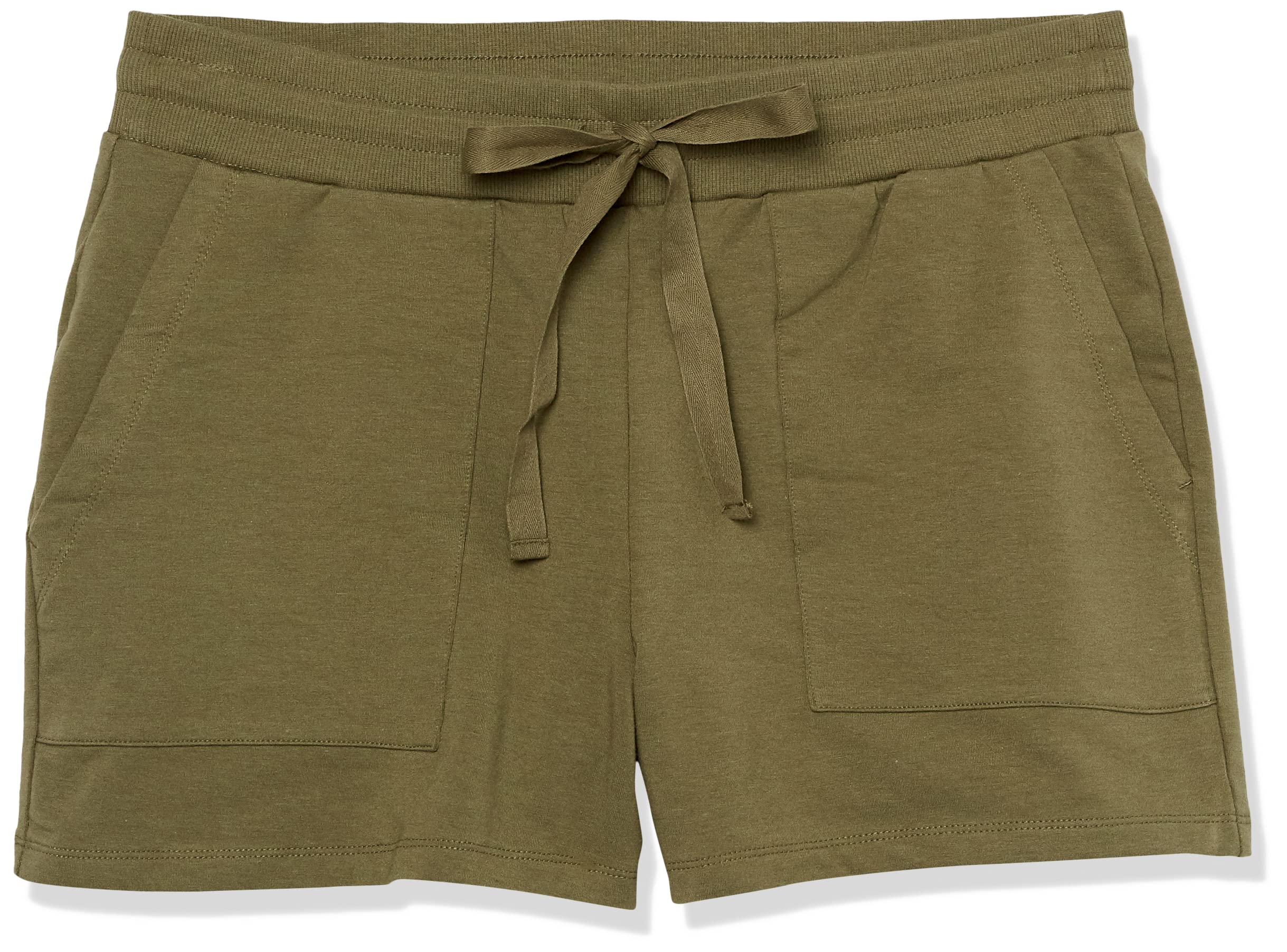 Photo 1 of Daily Ritual Women's Terry Cotton and Modal Patch-Pocket Drawstring Short XX-Large Surplus